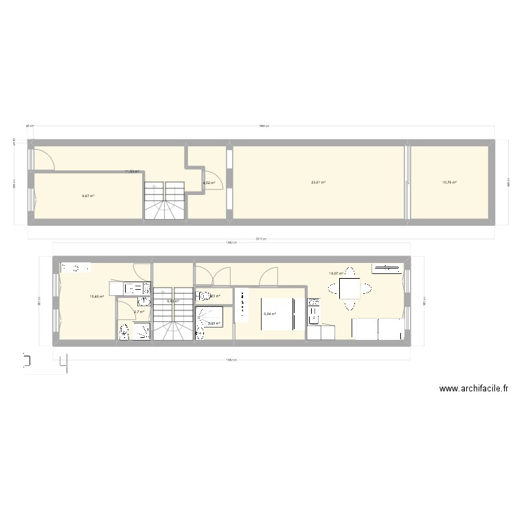 projet nevers. Plan de 0 pièce et 0 m2