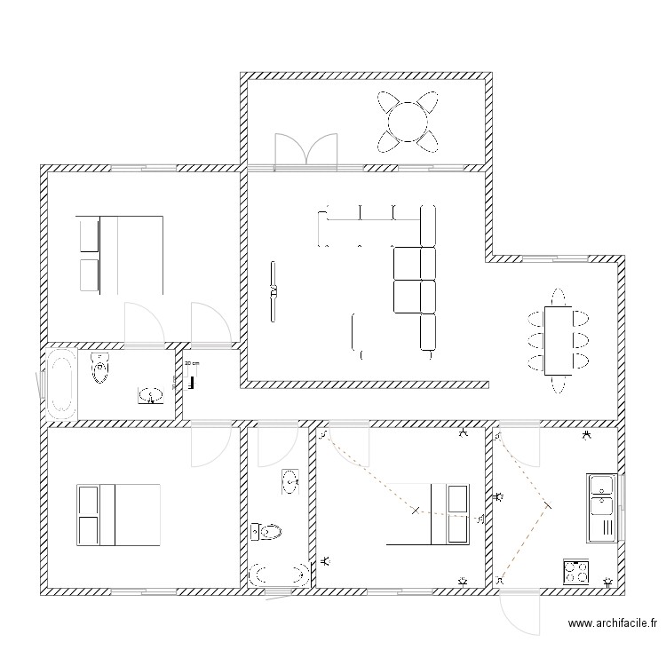 Tshibiri House. Plan de 0 pièce et 0 m2