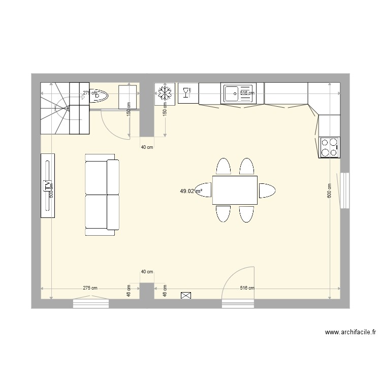 Appart. Plan de 0 pièce et 0 m2