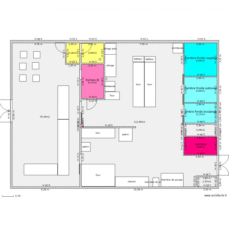 jb boulangerie. Plan de 0 pièce et 0 m2