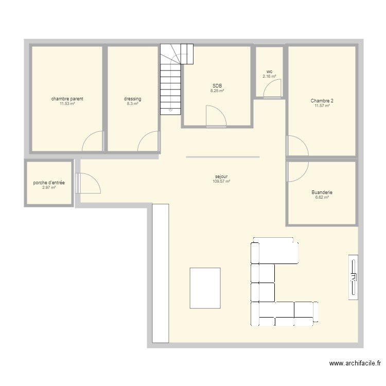 plan maison avec etage . Plan de 0 pièce et 0 m2