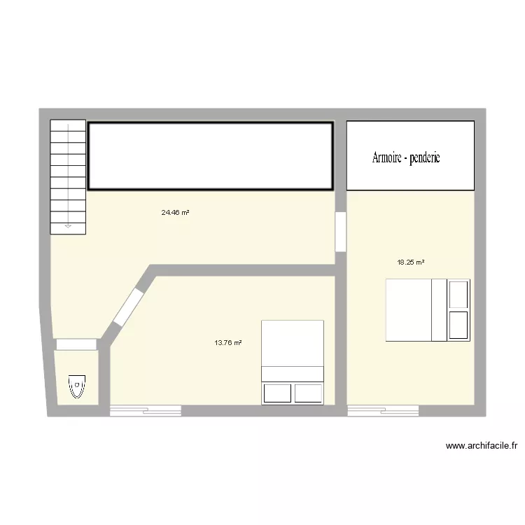 &eacute;tage2. Plan de 