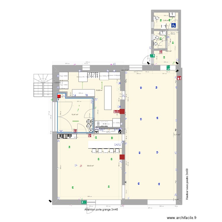 bar gauche pour elec. Plan de 0 pièce et 0 m2