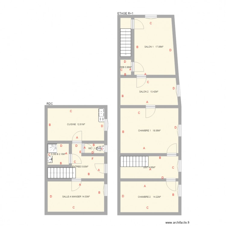 MARCHOU. Plan de 0 pièce et 0 m2