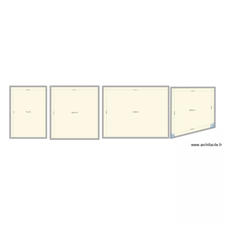 REZ DE CHAUSSEE. Plan de 4 pièces et 92 m² REZ DE CHAUSSEE. Plan de 4 pièces et 92 m²