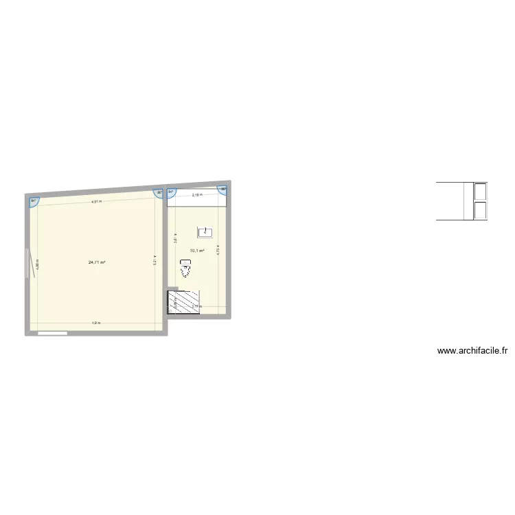 agrandissement 2. Plan de 