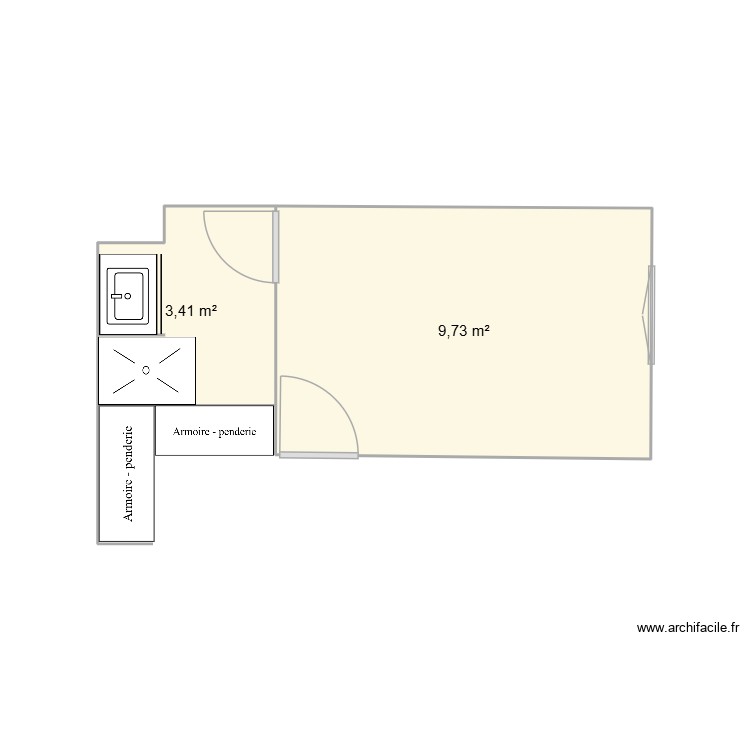 SdB. Plan de 0 pièce et 0 m2