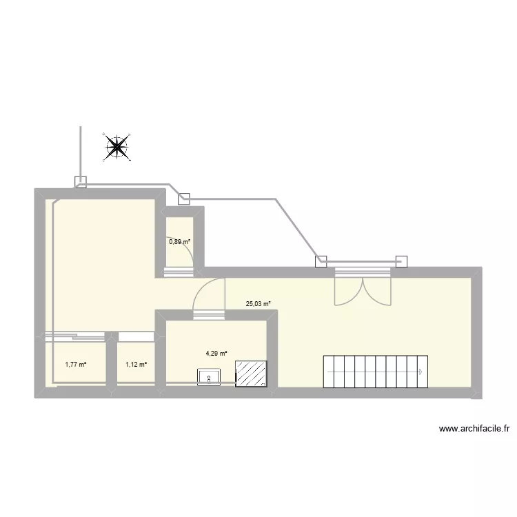 AFF102589. Plan de 5 et 33 m² AFF102589. Plan de 5 et 33 m²