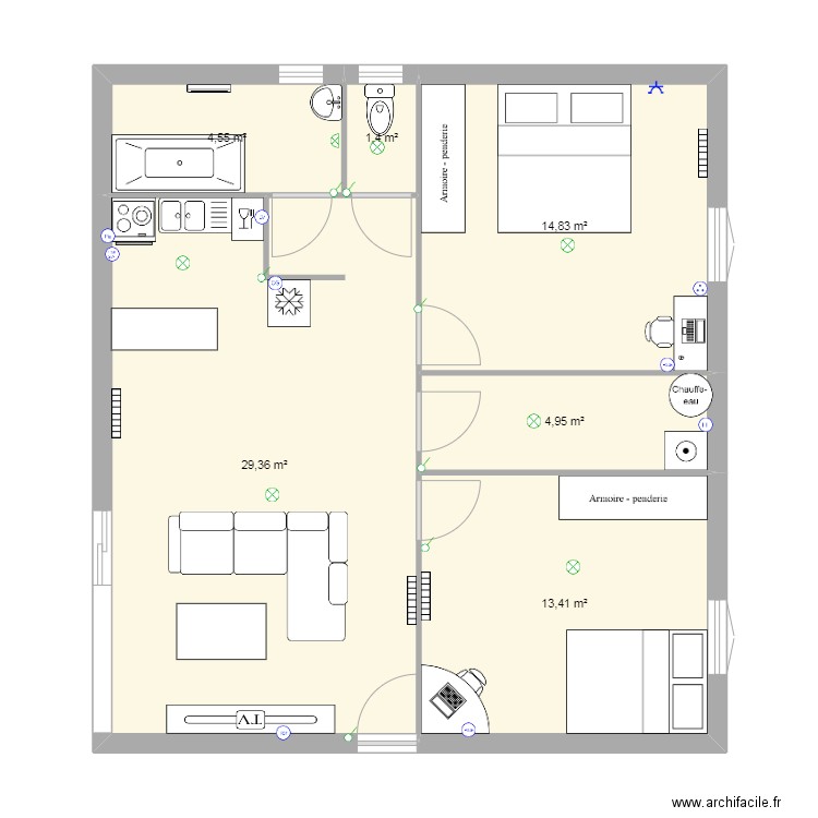 pure dinguerie tah les ouf. Plan de 0 pièce et 0 m2