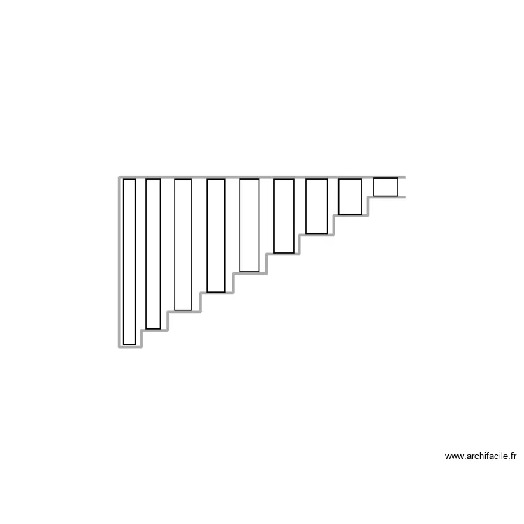Vitrage escalier colombes. Plan de 