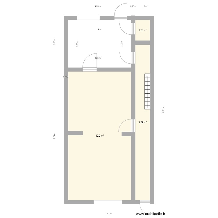 RDC Maison Valerio. Plan de 0 pièce et 0 m2