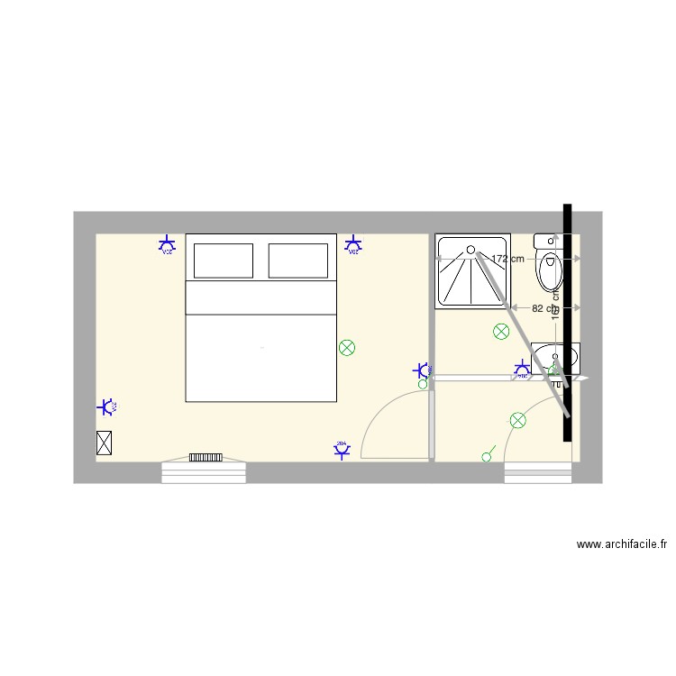 belge. Plan de 0 pièce et 0 m2