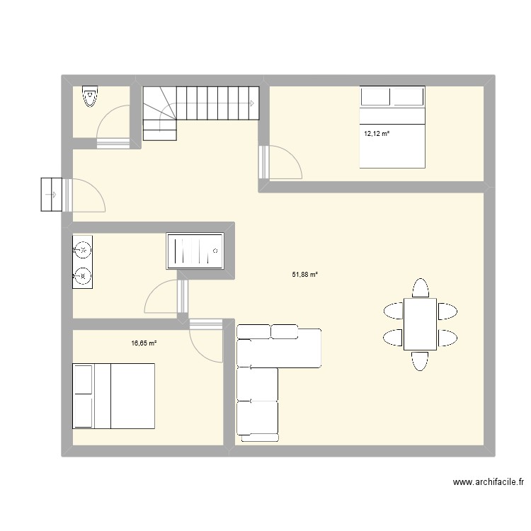 ISPAGNACJAN23. Plan de 13 pièces et 196 m2