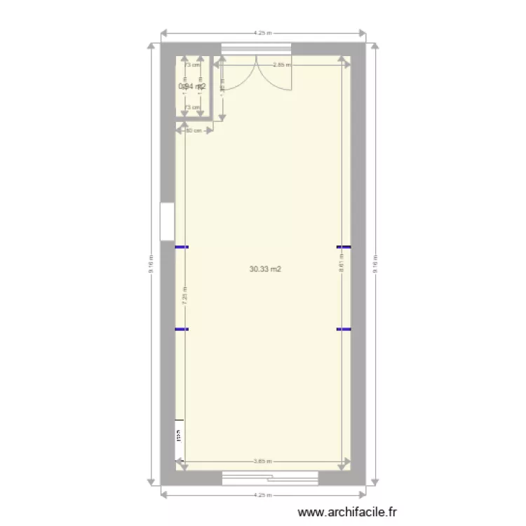 zone parentale releve existant. Plan de zone parentale releve existant. Plan de