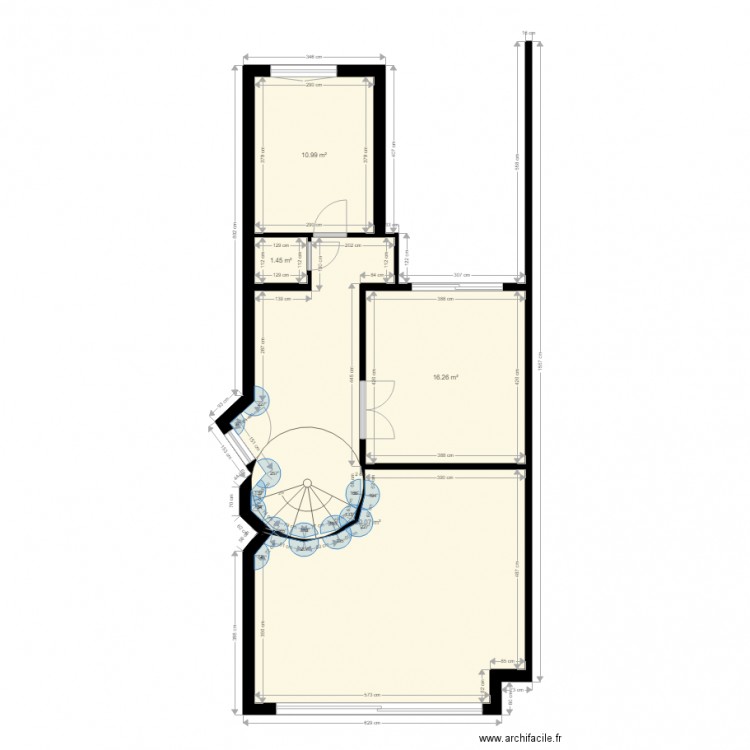 duc. Plan de 0 pièce et 0 m2