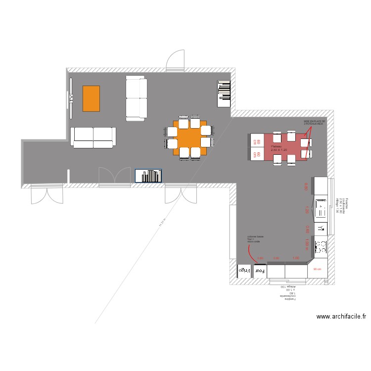 CUISINE 3. Plan de 0 pièce et 0 m2