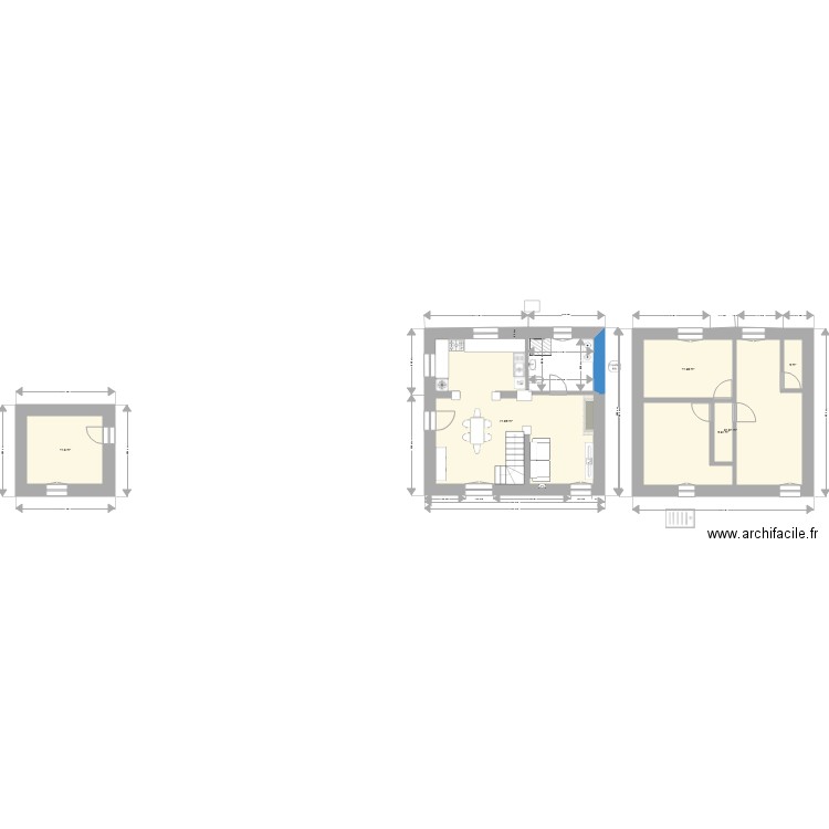 Plan rdc maison2. Plan de 6 pièces et 143 m2