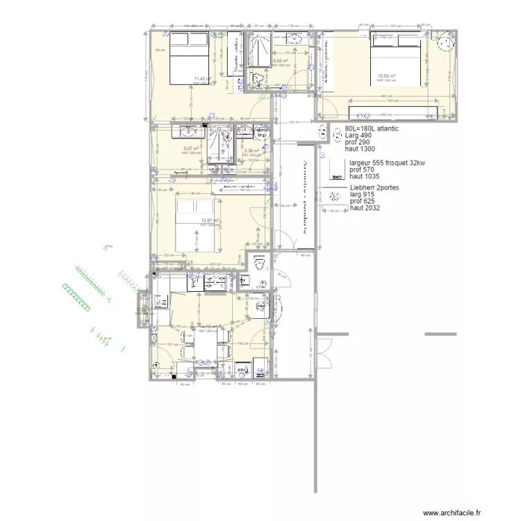 APPART1309191. Plan de 