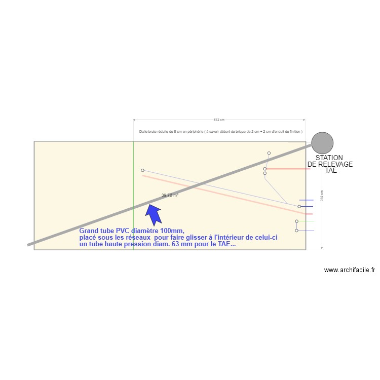 PLAN RESEAUX ANNEX OLIVIER GENERAL. Plan de 0 pièce et 0 m2
