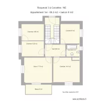 Plan de la maison niveau 2