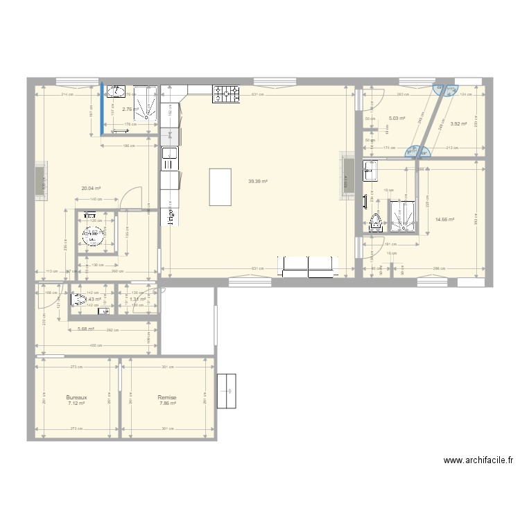 MAISON V2. Plan de 0 pièce et 0 m2