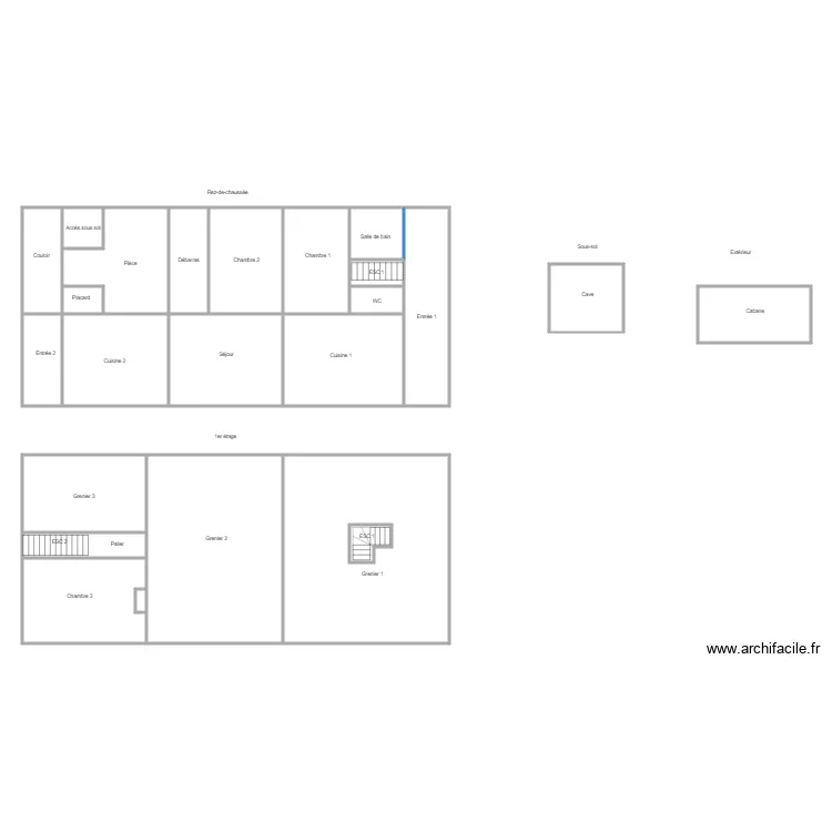 St Lambert 19 pommes. Plan de 