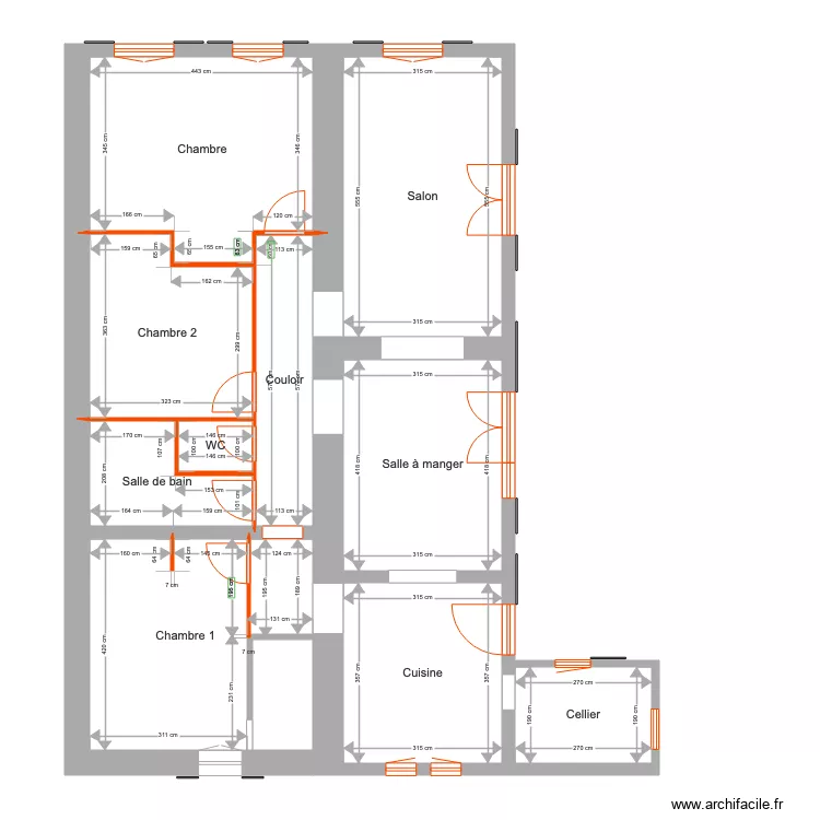 maison4. Plan de 