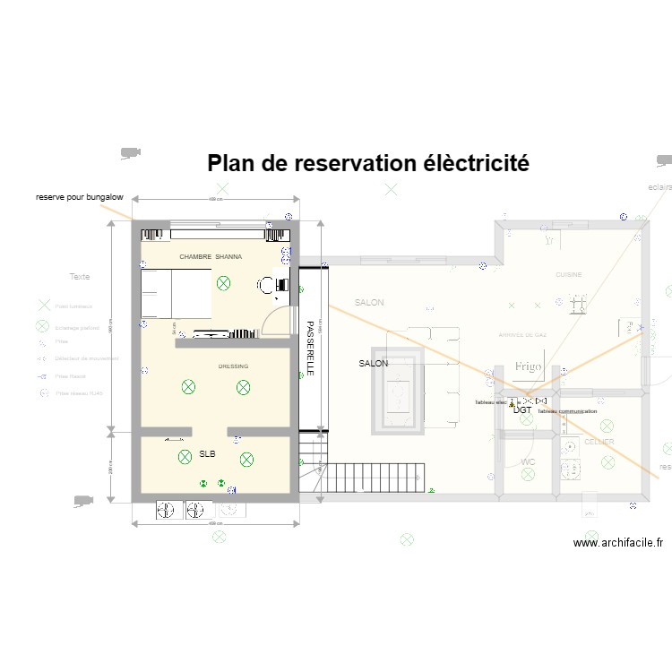 maison PLAN . Plan de 5 pièces et 121 m2