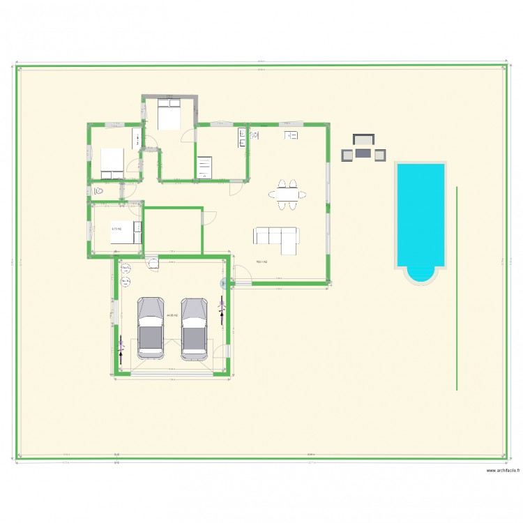 maison 1. Plan de 0 pièce et 0 m2