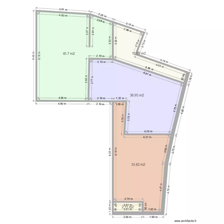 parc rdc gabarit division. Plan de 