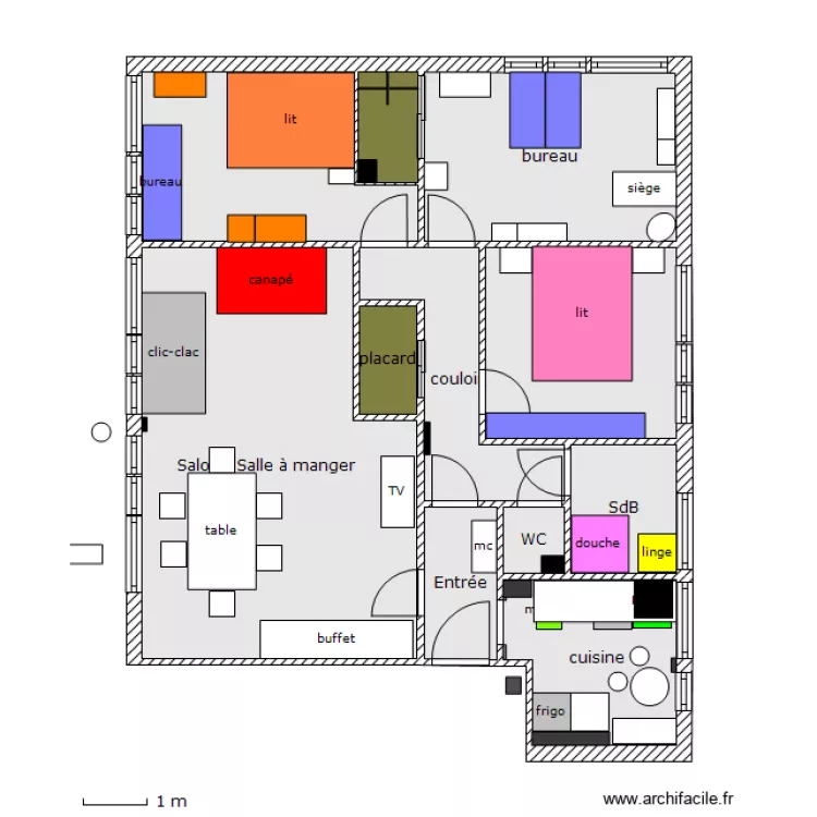 Appart Ville. Plan de Appart Ville. Plan de