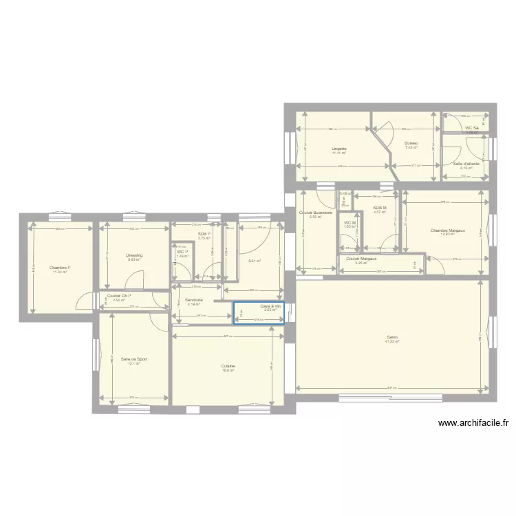 MAISON PORTETS. Plan de 