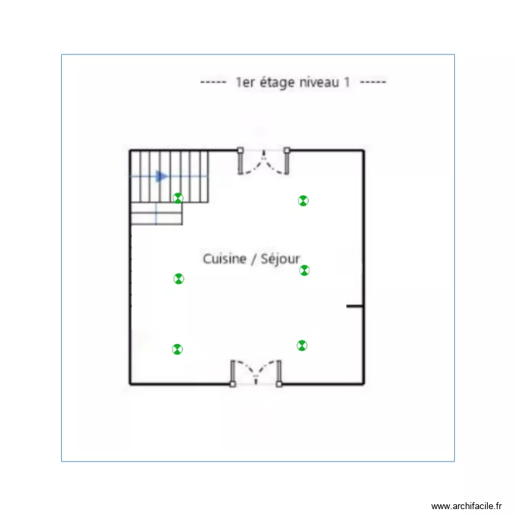Plan luminaires - 1er 33m2. Plan de 