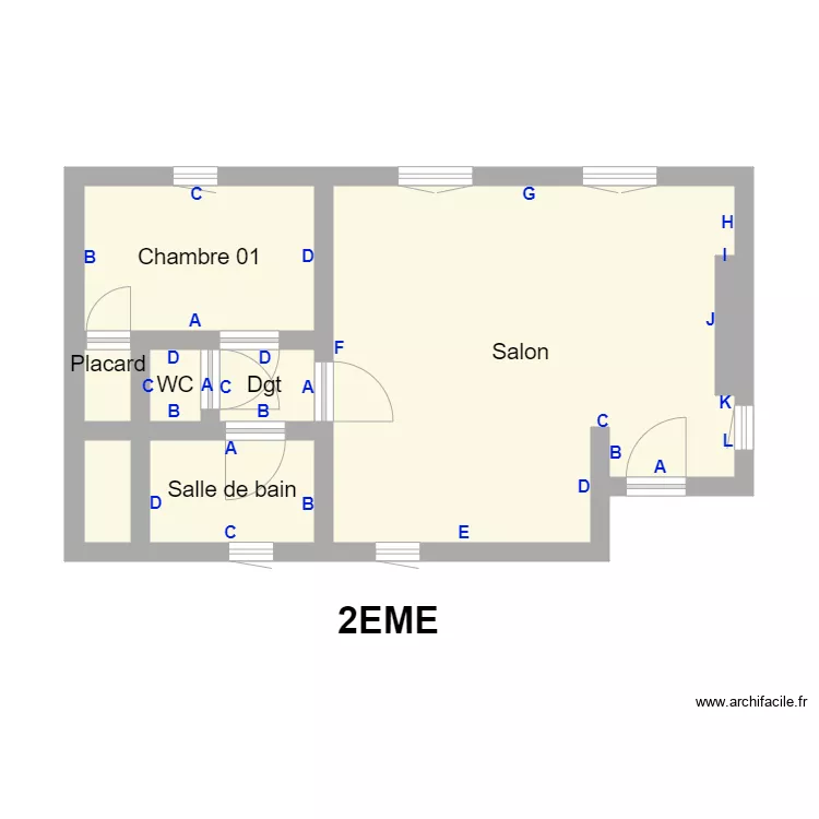 Arnay le duc. Plan de 