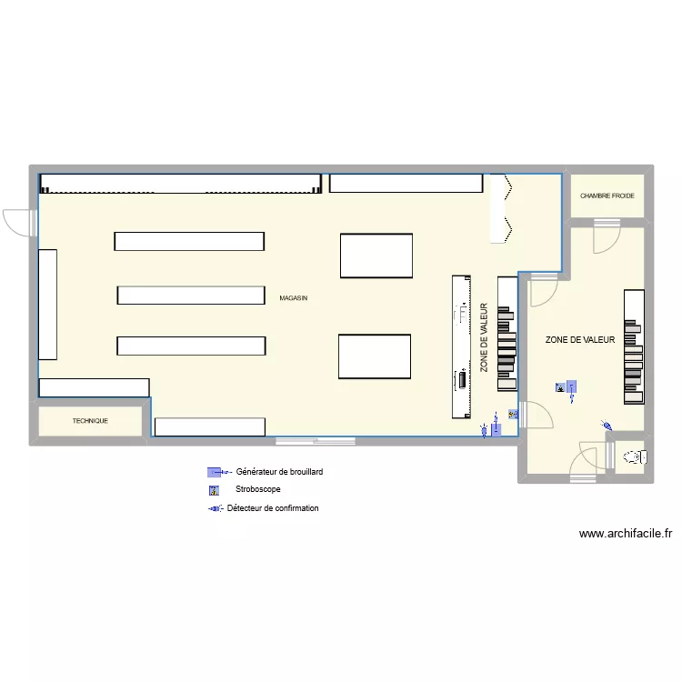 VIVAL SAINT ANDRE D'APCHON G&eacute;n&eacute;rateur de brouillard. Plan de 