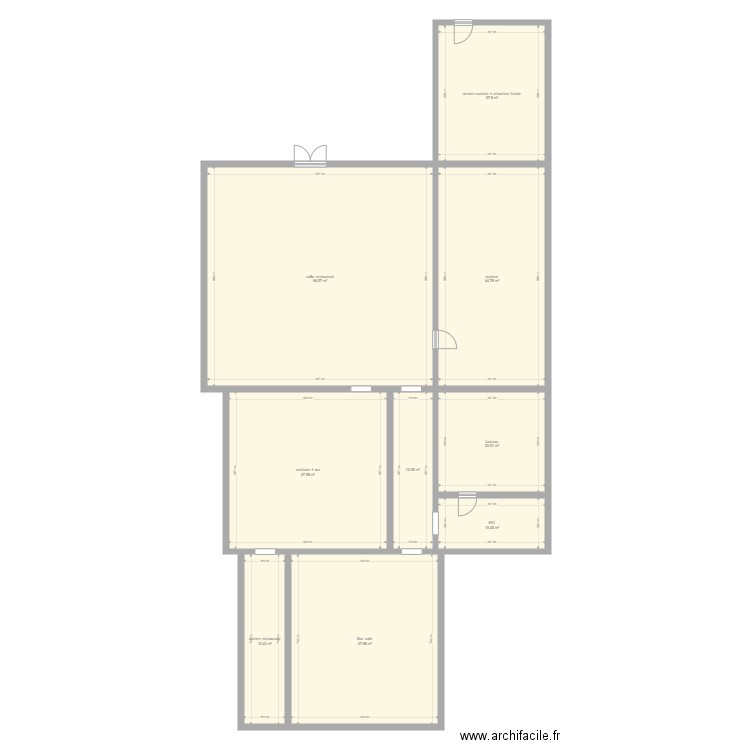 RDC moustier Place de la Gare 3. Plan de 0 pièce et 0 m2