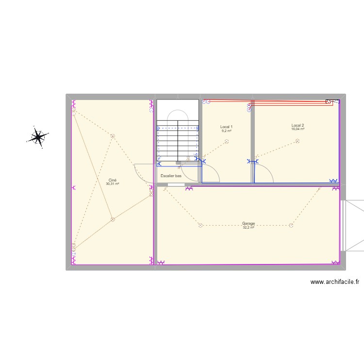 Sous-sol. Plan de 0 pièce et 0 m2