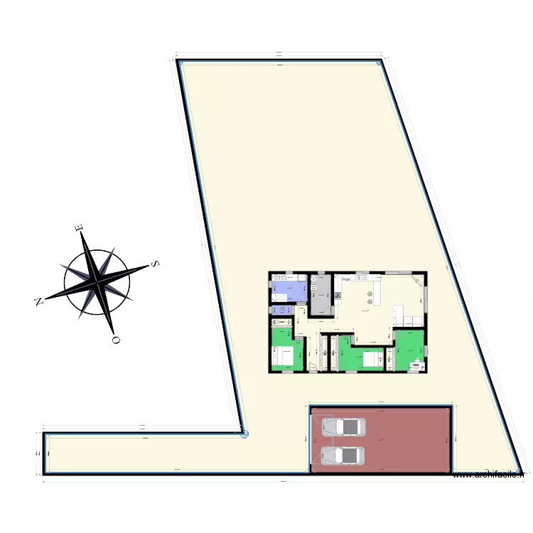 plan maison. Plan de 