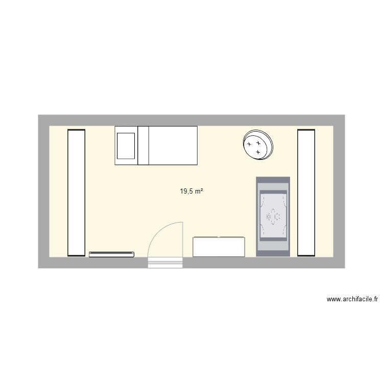 Chambre bébé. Plan de 0 pièce et 0 m2