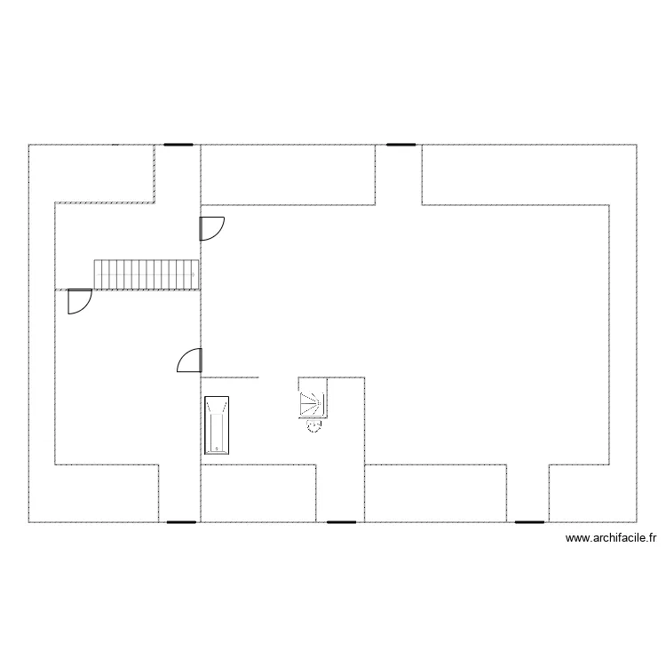 Maison de Pierre étage. Plan de Maison de Pierre étage. Plan de