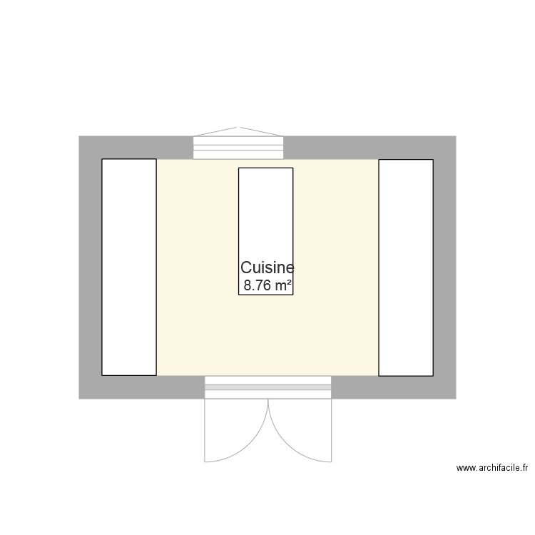 Cuisine projet 1. Plan de 0 pièce et 0 m2