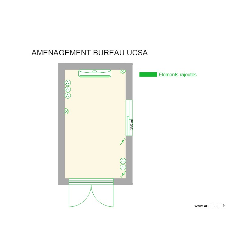 plan bureau Ucsa  coté 1. Plan de 0 pièce et 0 m2