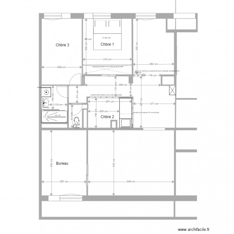 Projet  de beaucorps 17  mai . Plan de 0 pièce et 0 m2