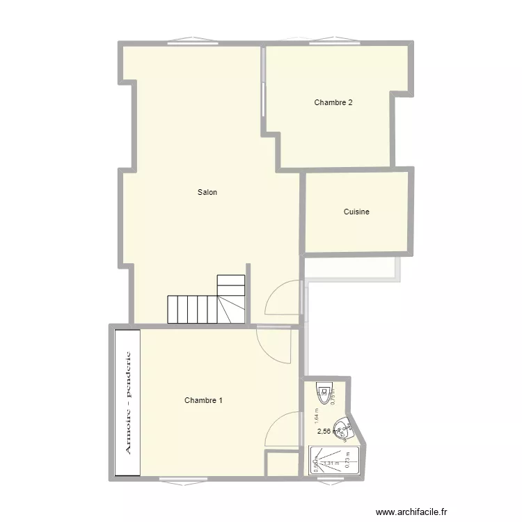 Levallois RDC. Plan de 