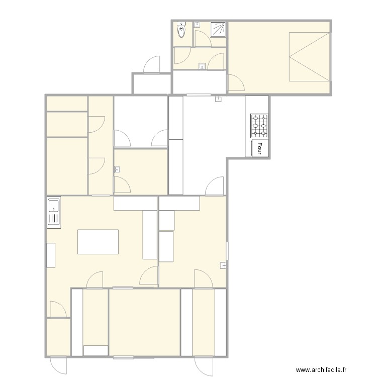 ferme du chef lieu. Plan de 0 pièce et 0 m2