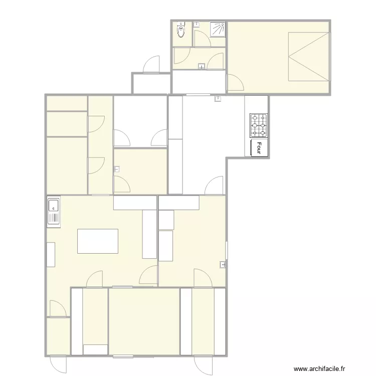 ferme du chef lieu. Plan de 