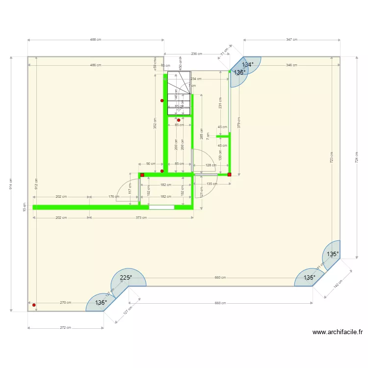 lienard canalisation. Plan de 