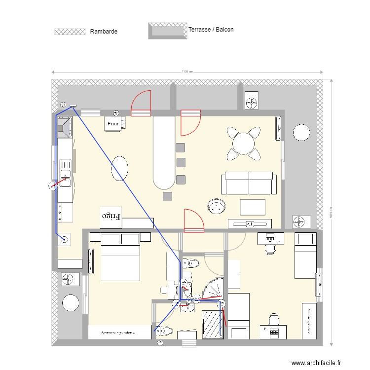 POG Etage 4. Plan de 0 pièce et 0 m2