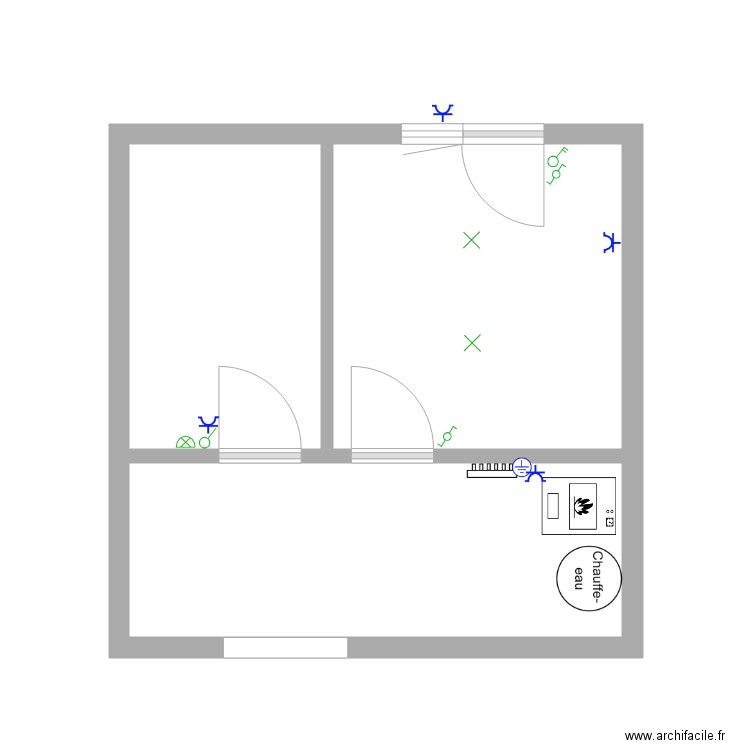 pont cave . Plan de 0 pièce et 0 m2