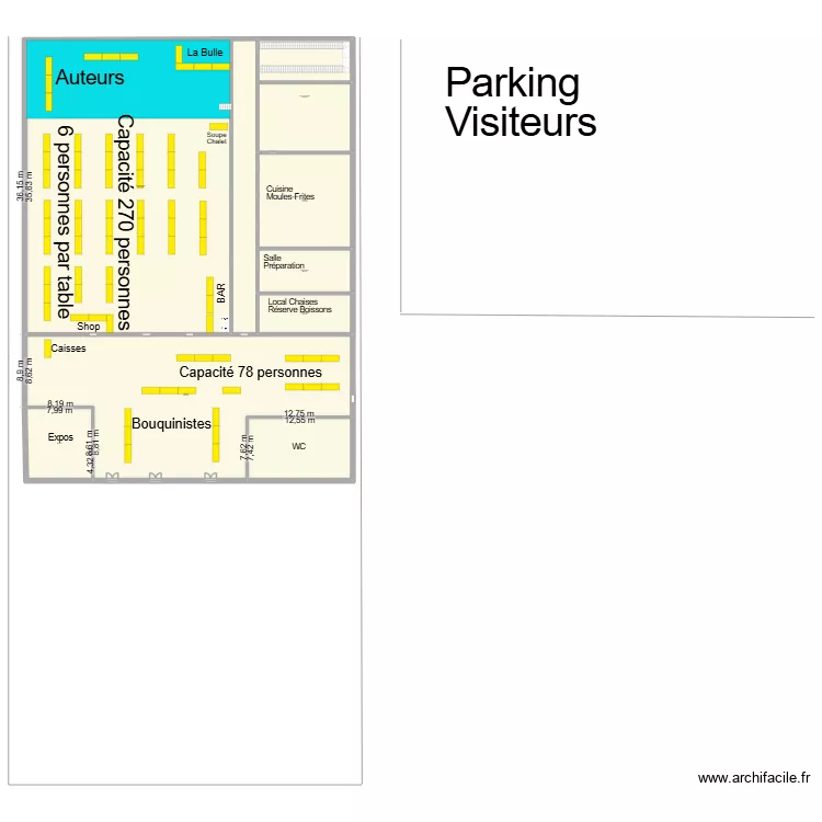 Moules 2023 - Salle de Paroisse. Plan de 